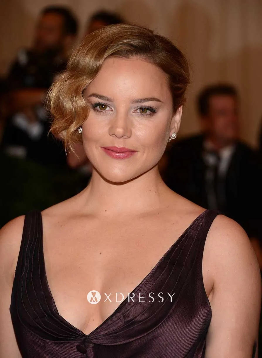 Abbie Cornish v neckline dress at 2012 Met Ball Abbie Cornish v neckline dress at 2012 Met Ball