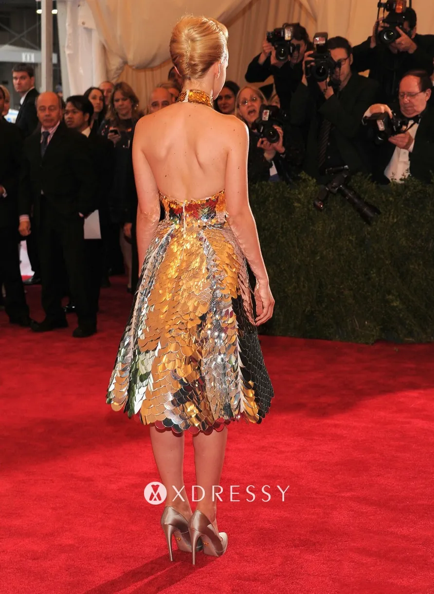 Carey Mulligan gold and silver sequin dress at 2012 Met Ball Carey Mulligan gold and silver sequin dress at 2012 Met Ball