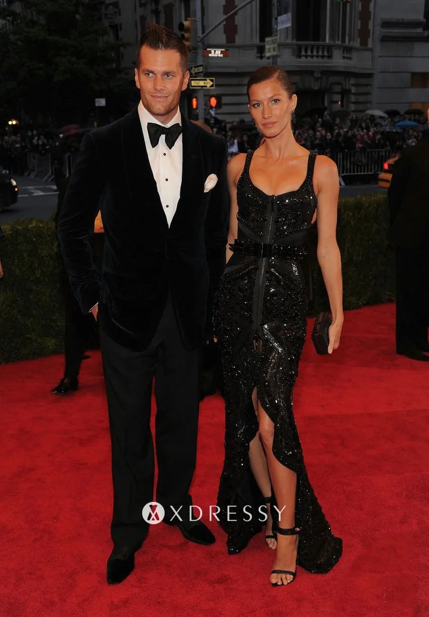 Gisele Bundchen and her husband Tom Brady at 2012 Met Ball Gisele Bundchen and her husband Tom Brady at 2012 Met Ball