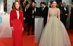 the baftas 2015 red carpet stunning dresses