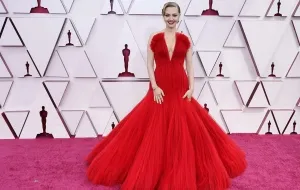 fashion red carpet dresses from the oscars 2021