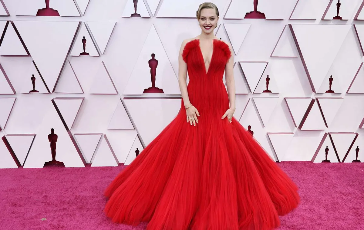fashion red carpet dresses from the oscars 2021