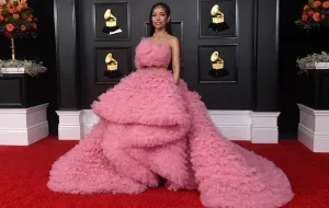 red carpet dresses from 2021 grammys