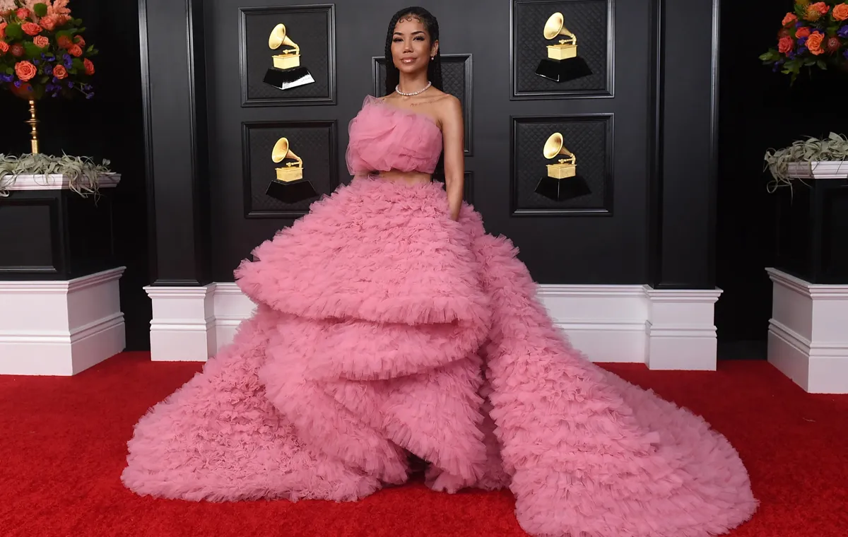 red carpet dresses from 2021 grammys
