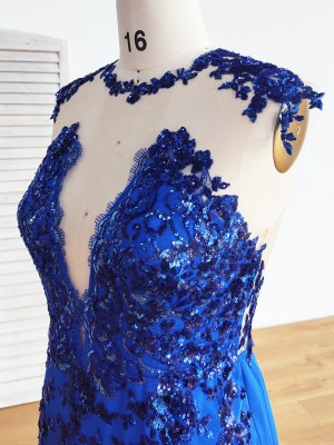illusion sequin lace top