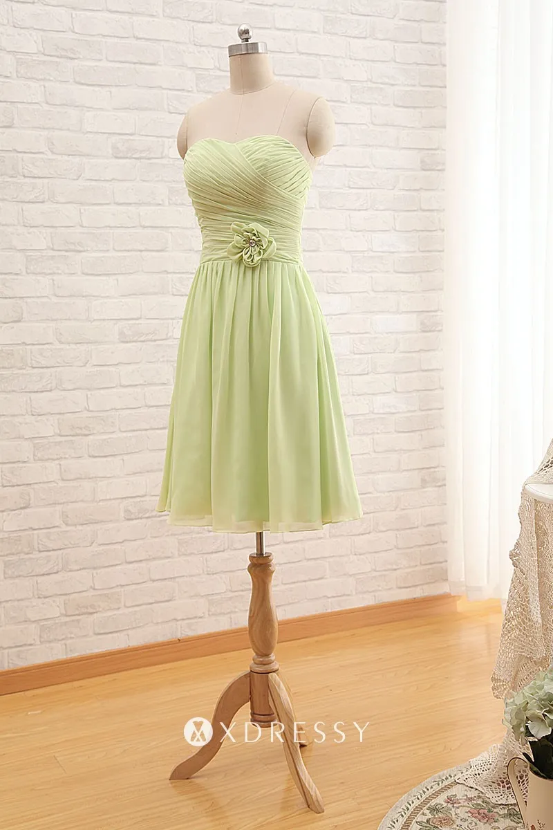 apple green gown