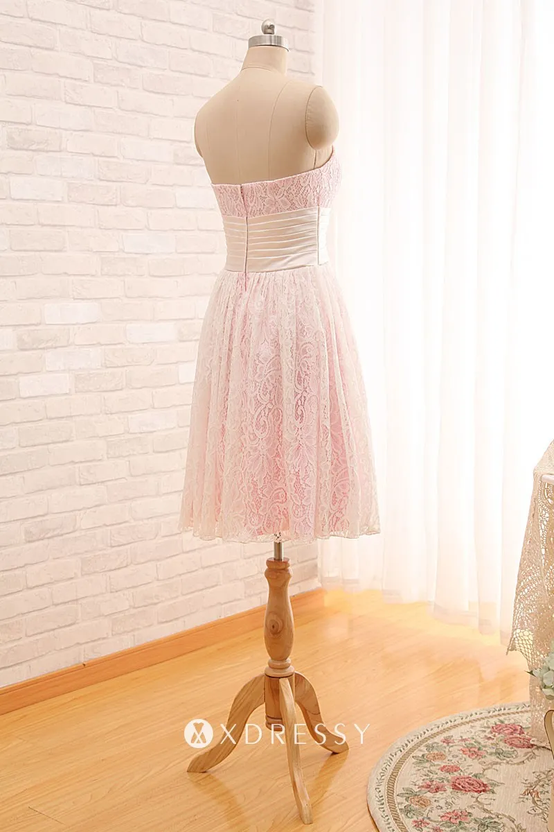 low back short pink strapless bridesmaid dress low back short pink strapless bridesmaid dress