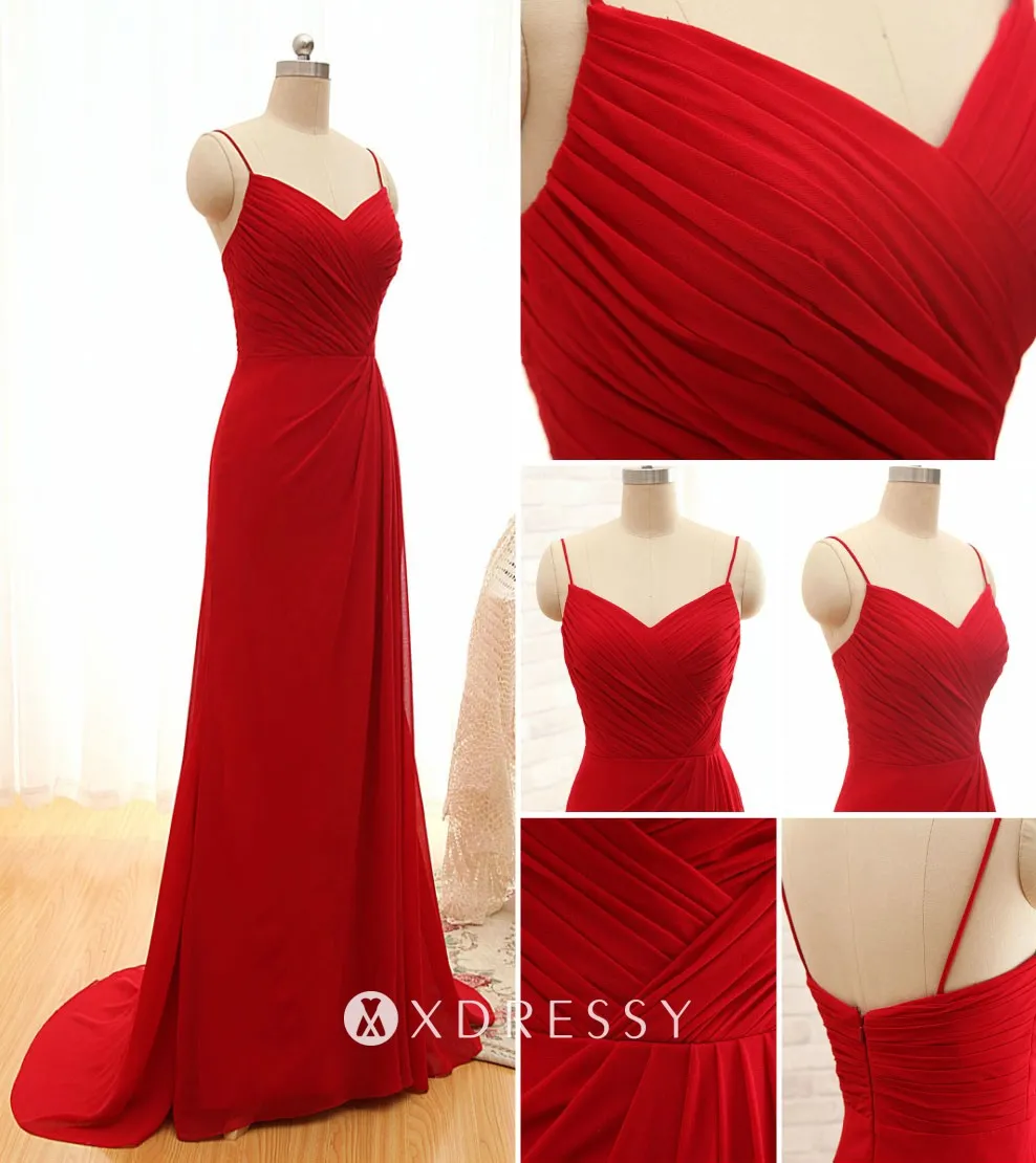ethereal asymmetrical pleated red chiffon bridesmaid dress ethereal asymmetrical pleated red chiffon bridesmaid dress