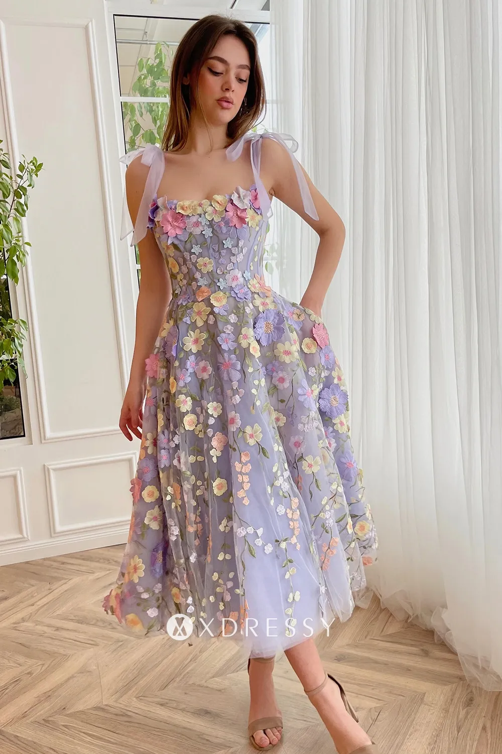 wisteria 3d lace bow tie corset midi homecoming dress wisteria 3d lace bow tie corset midi homecoming dress