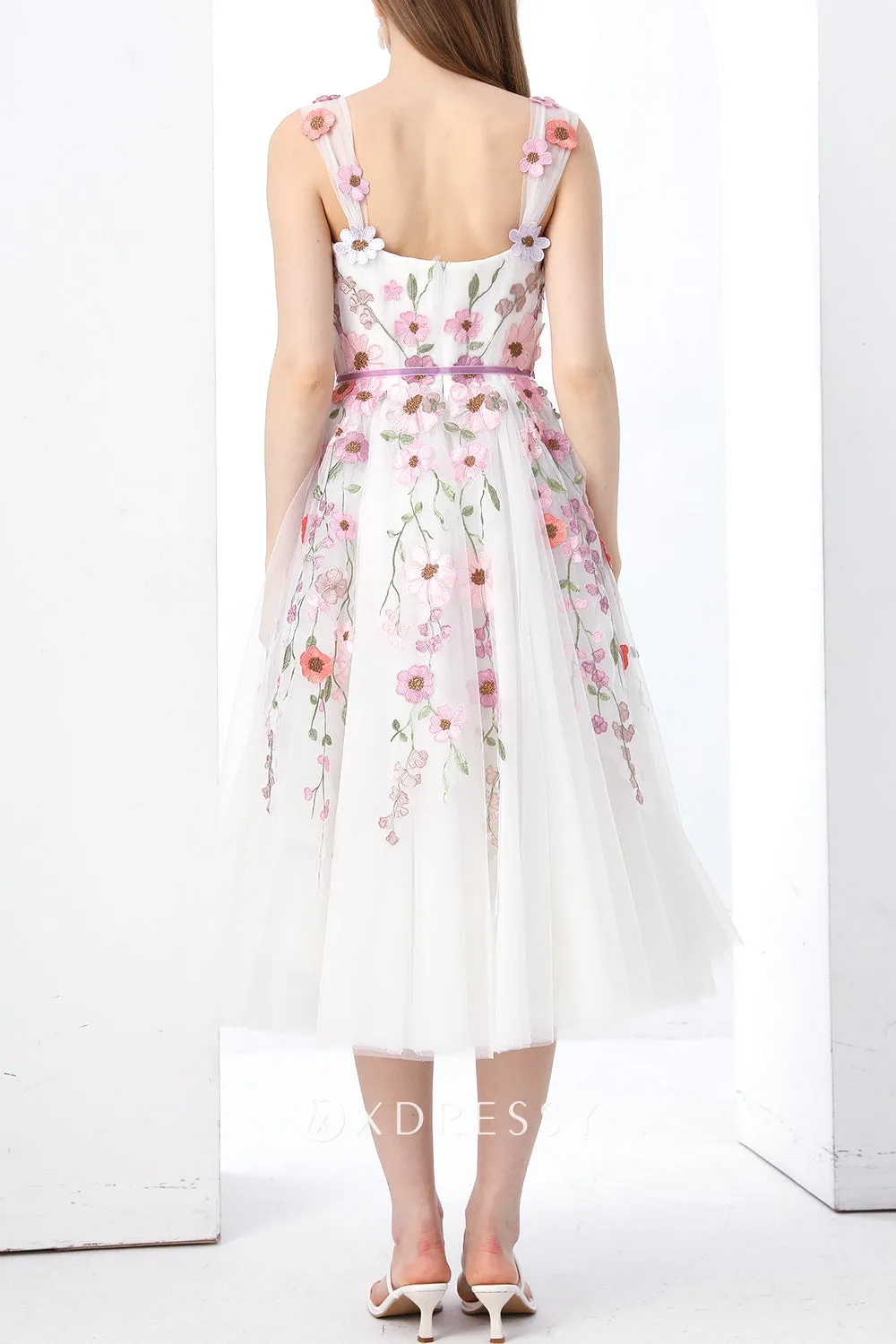 cute pink flower midi bridal shower dress cute pink flower midi bridal shower dress