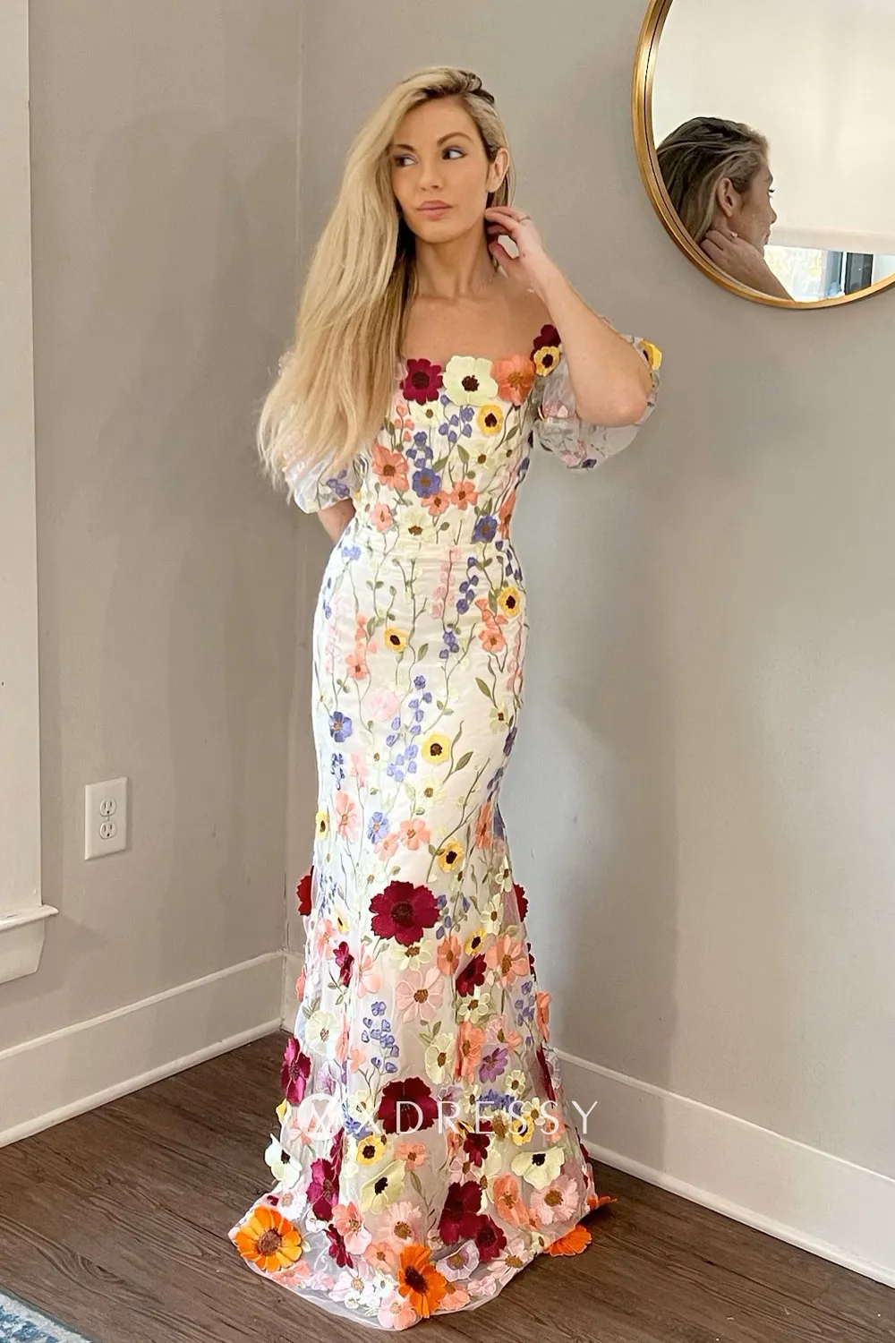 fairy flower off shoulder fit and flare evening dress fairy flower off shoulder fit and flare evening dress