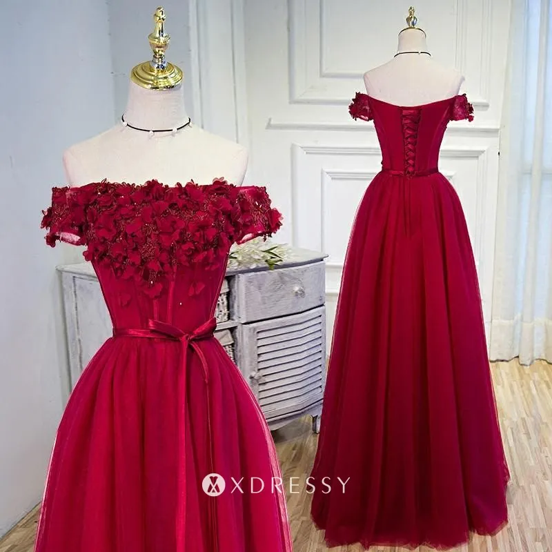 lace up low back ruby red A line prom dress lace up low back ruby red A line prom dress