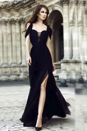 cold shoulder gown designs