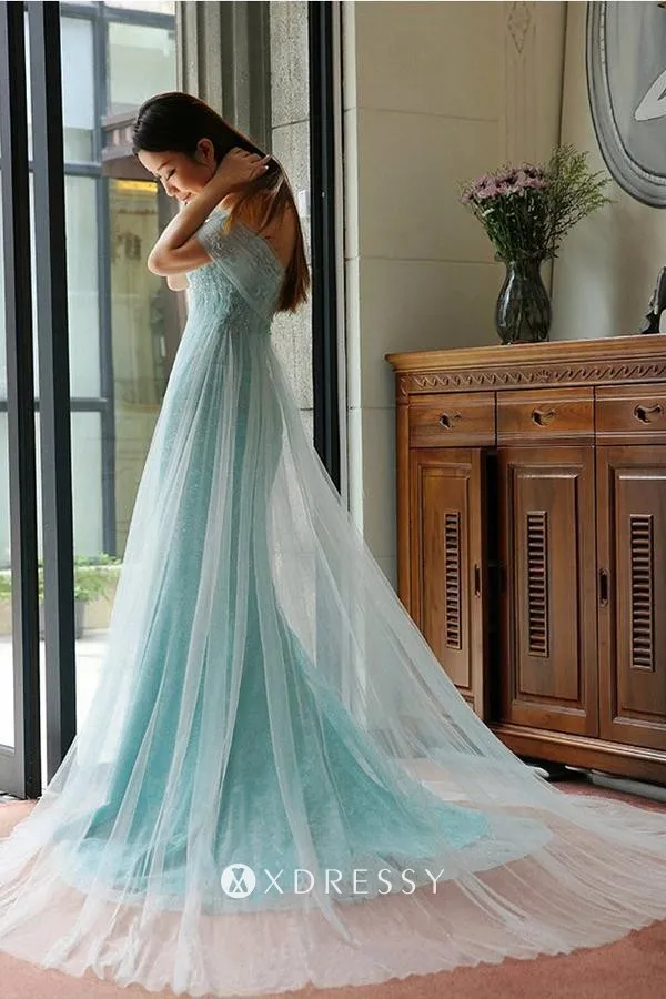 tiffany blue wedding dress