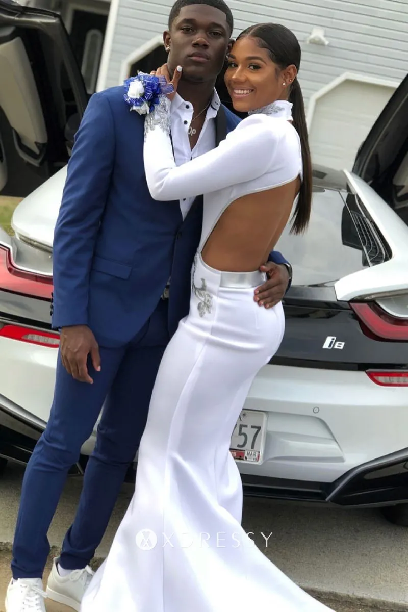 White Prom Dress - Xdressy