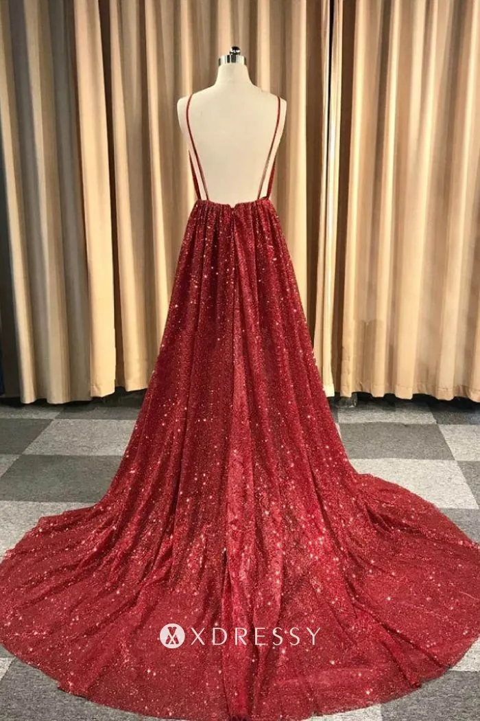 backless glittery lipstick red puffy long prom dress backless glittery lipstick red puffy long prom dress