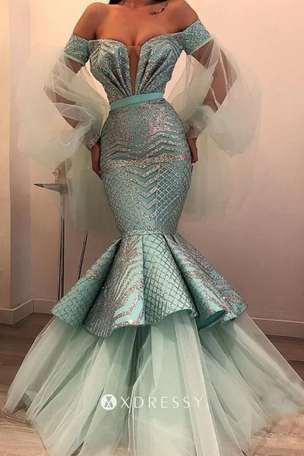 draped glitter dusty green satin tulle prom gown draped glitter dusty green satin tulle prom gown