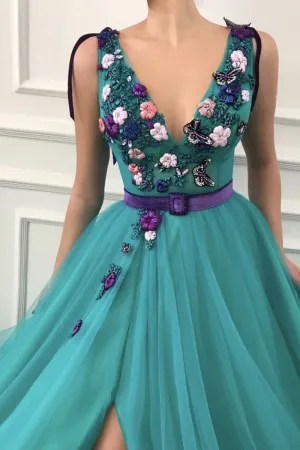 flower formal dress