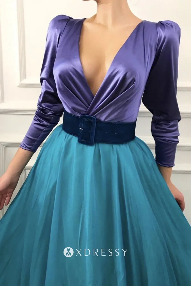 long sleeve violent turquoise long evening dress long sleeve violent turquoise long evening dress