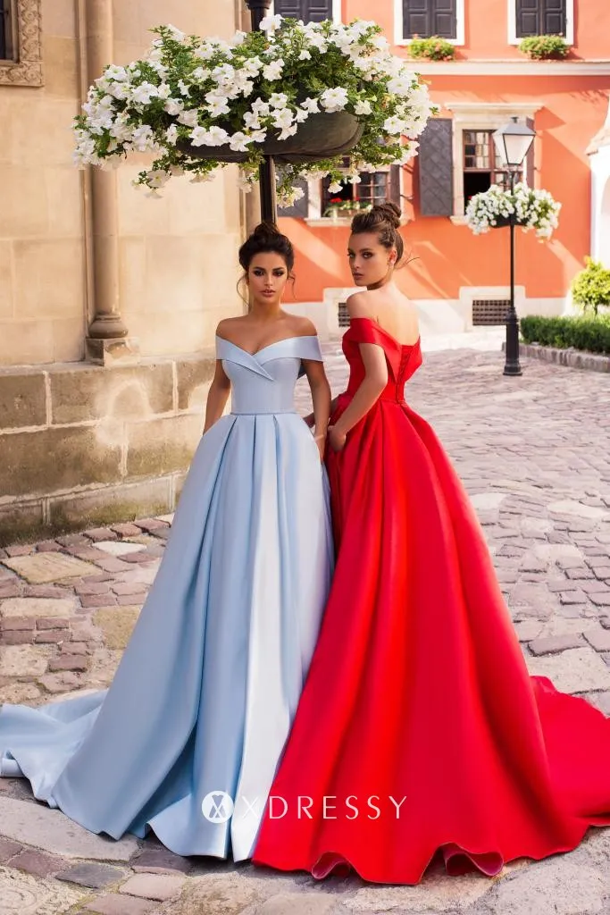 A line prom dress with pockets A line prom dress with pockets