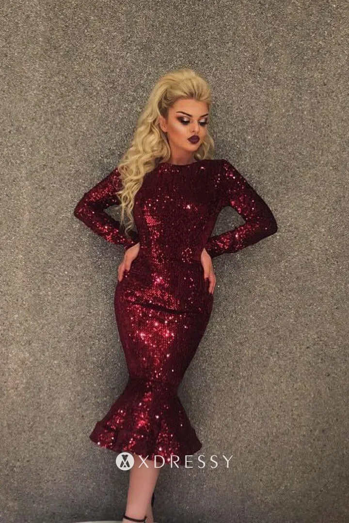 long sleeve sparkly wine sequin prom gown long sleeve sparkly wine sequin prom gown