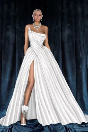 designer evening gowns for wedding