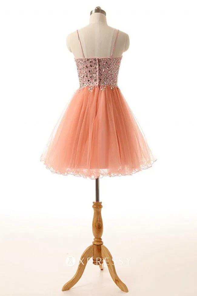 low back beaded orange tulle short draped cocktail dress low back beaded orange tulle short draped cocktail dress
