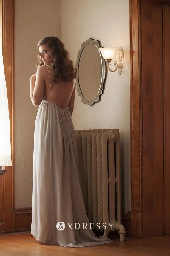 smoky gray chiffon puffy long evening dress smoky gray chiffon puffy long evening dress