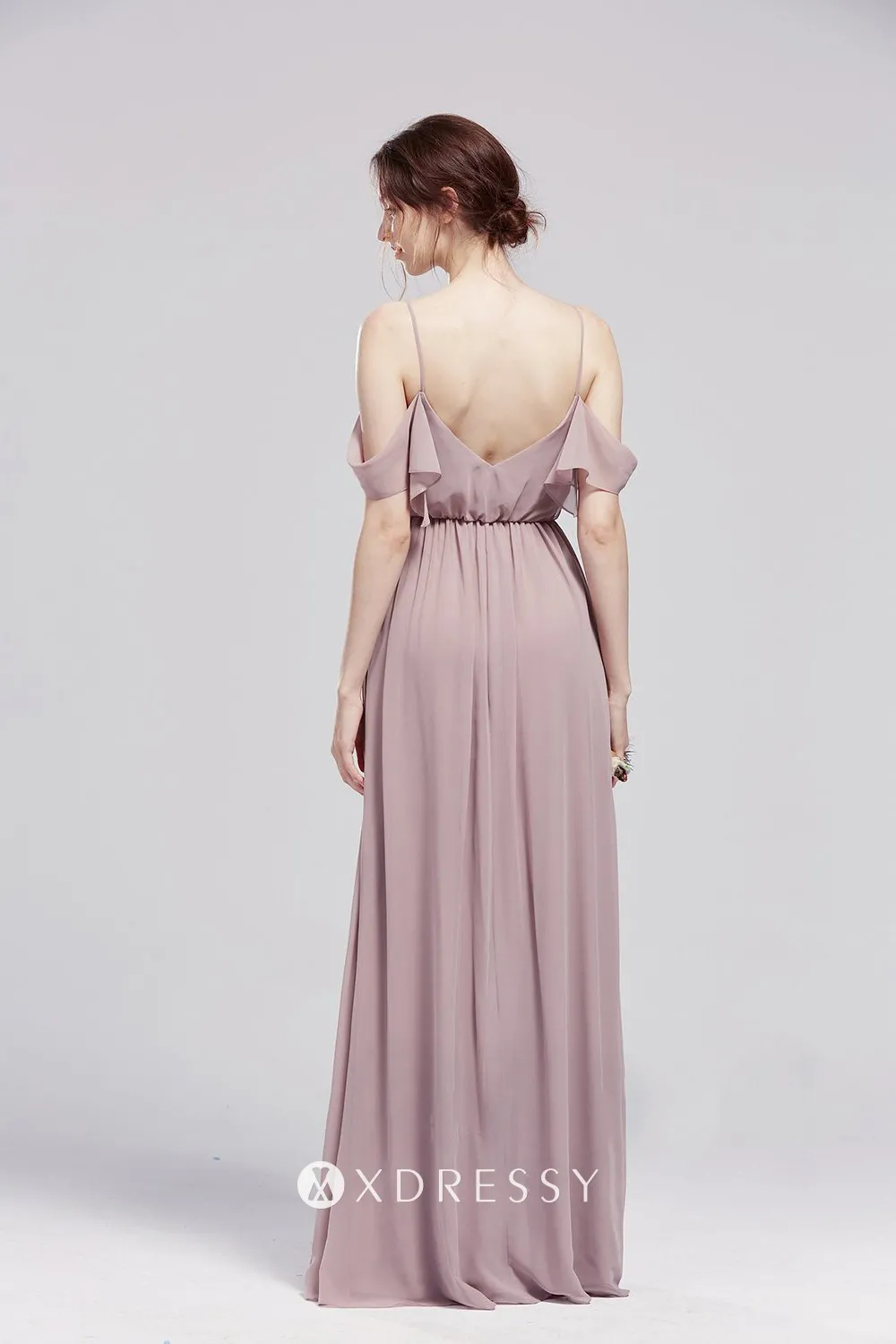 low V back bridesmaid dress low V back bridesmaid dress