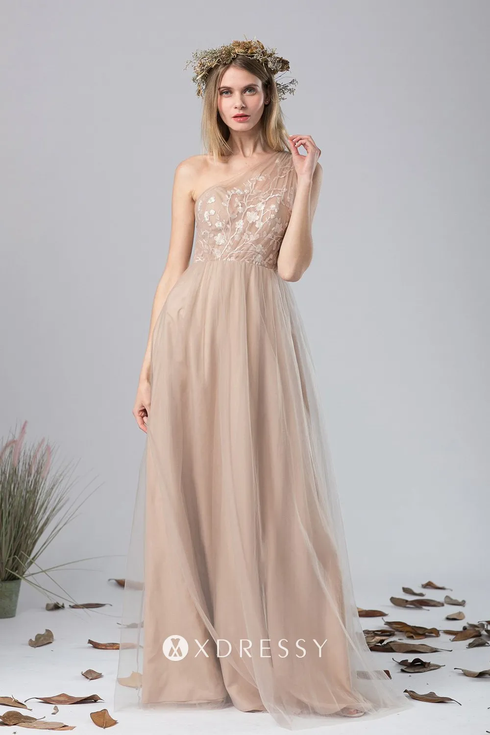 khaki gown