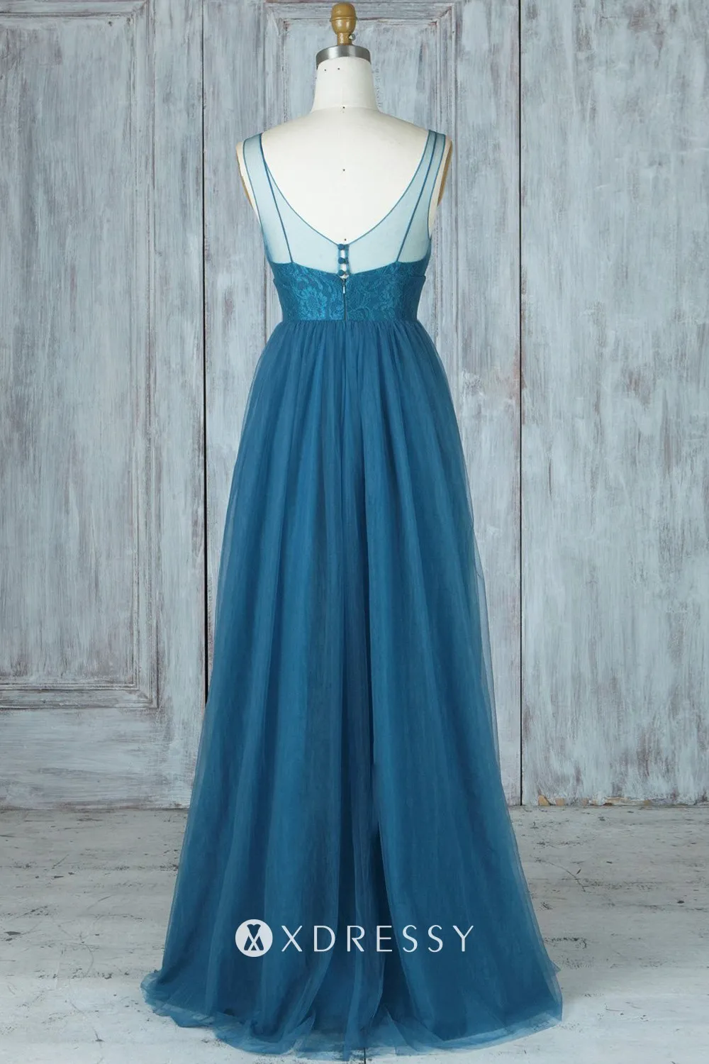 floor length ink blue tulle low back bridesmaid dress floor length ink blue tulle low back bridesmaid dress