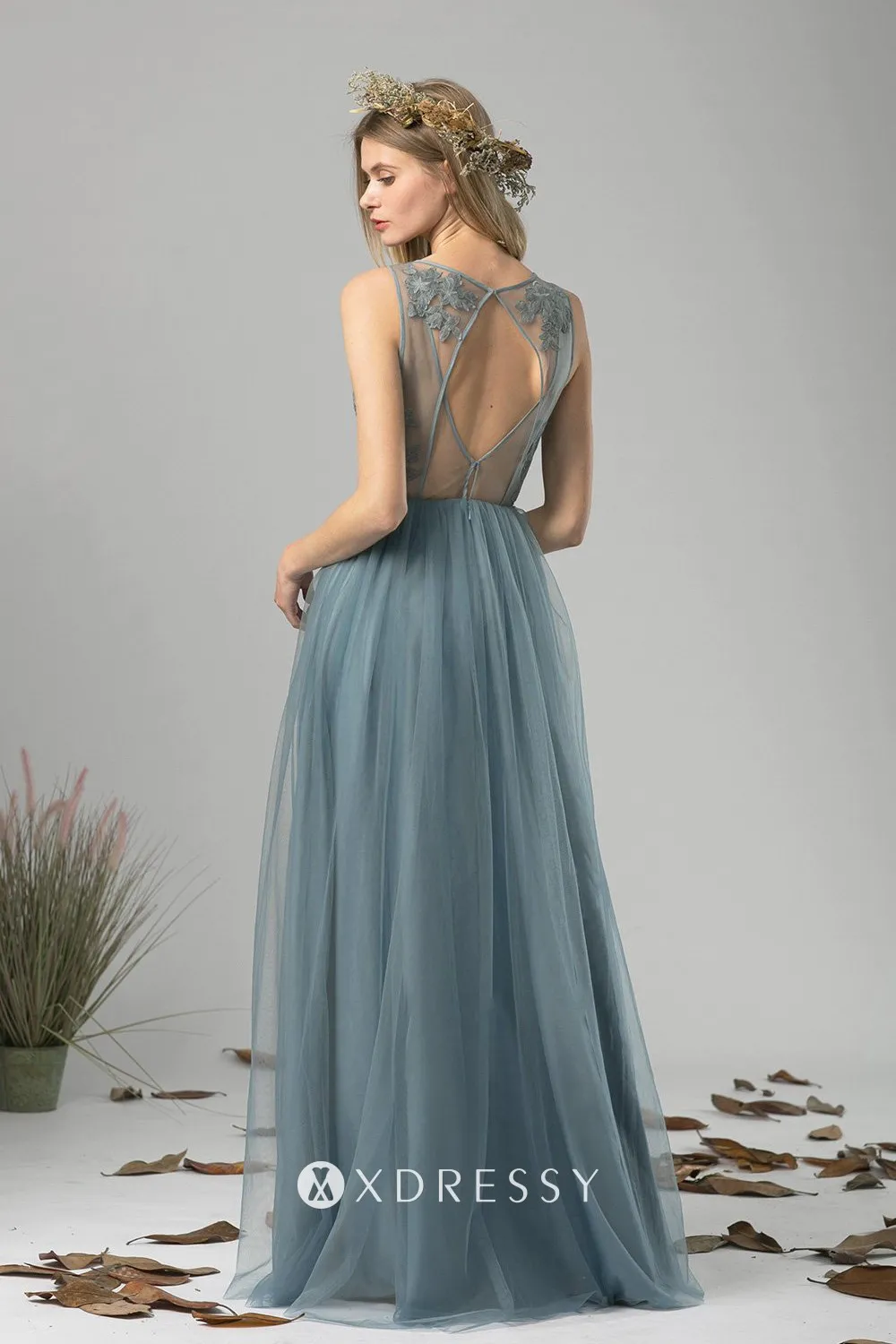 open back dusty blue maid of honor dress open back dusty blue maid of honor dress