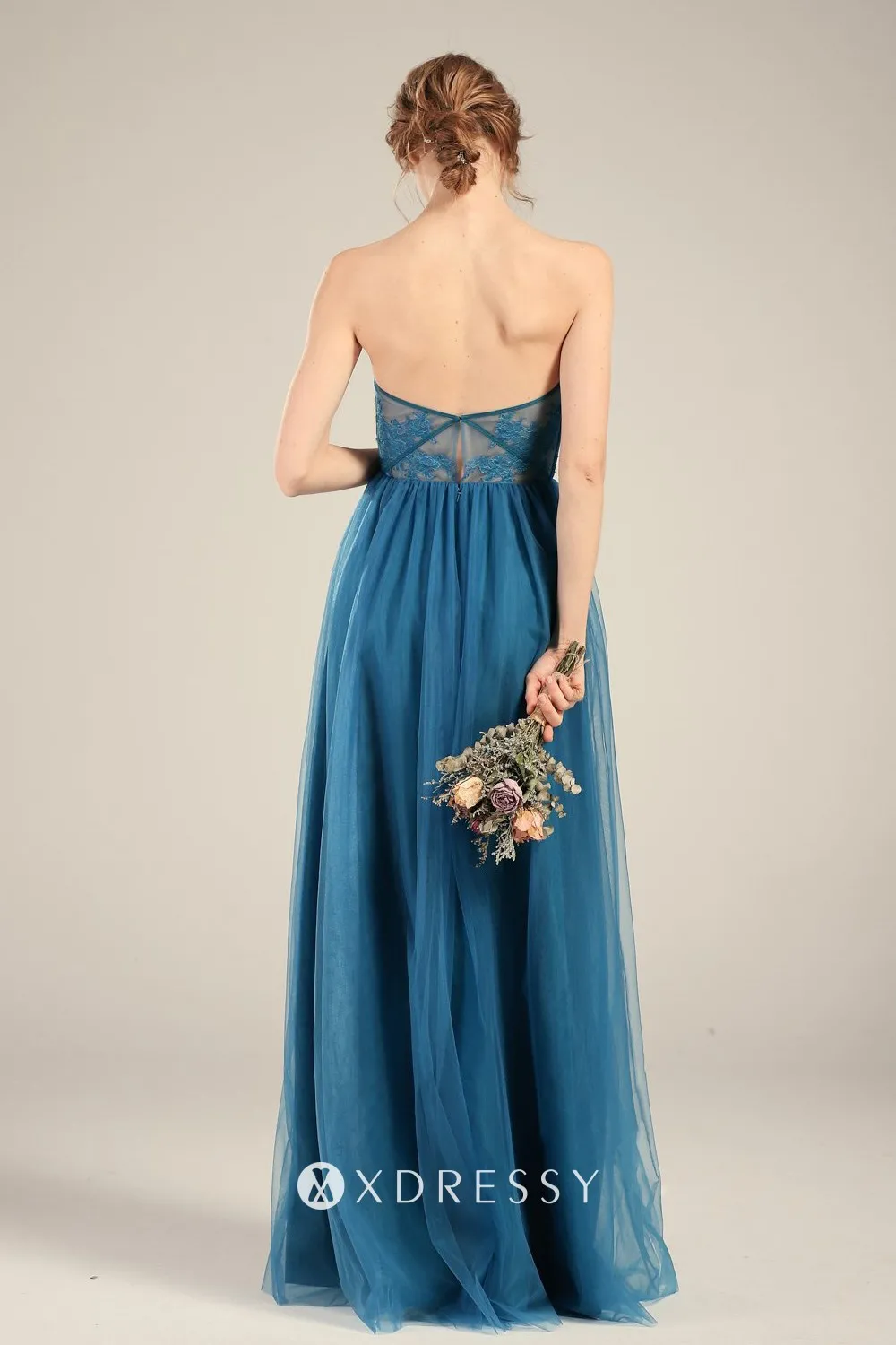 ink blue strapless low back bridesmaid dress ink blue strapless low back bridesmaid dress