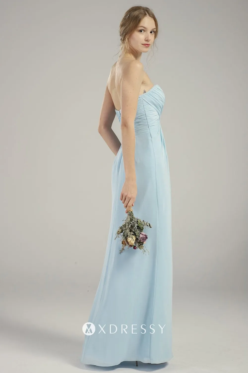 open back light blue chiffon bridesmaid dress open back light blue chiffon bridesmaid dress