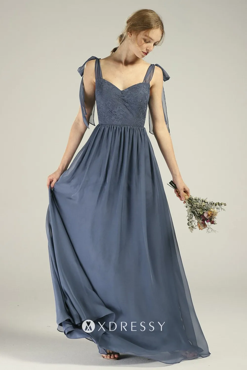 adjustable straps steel blue bridesmaid dress adjustable straps steel blue bridesmaid dress