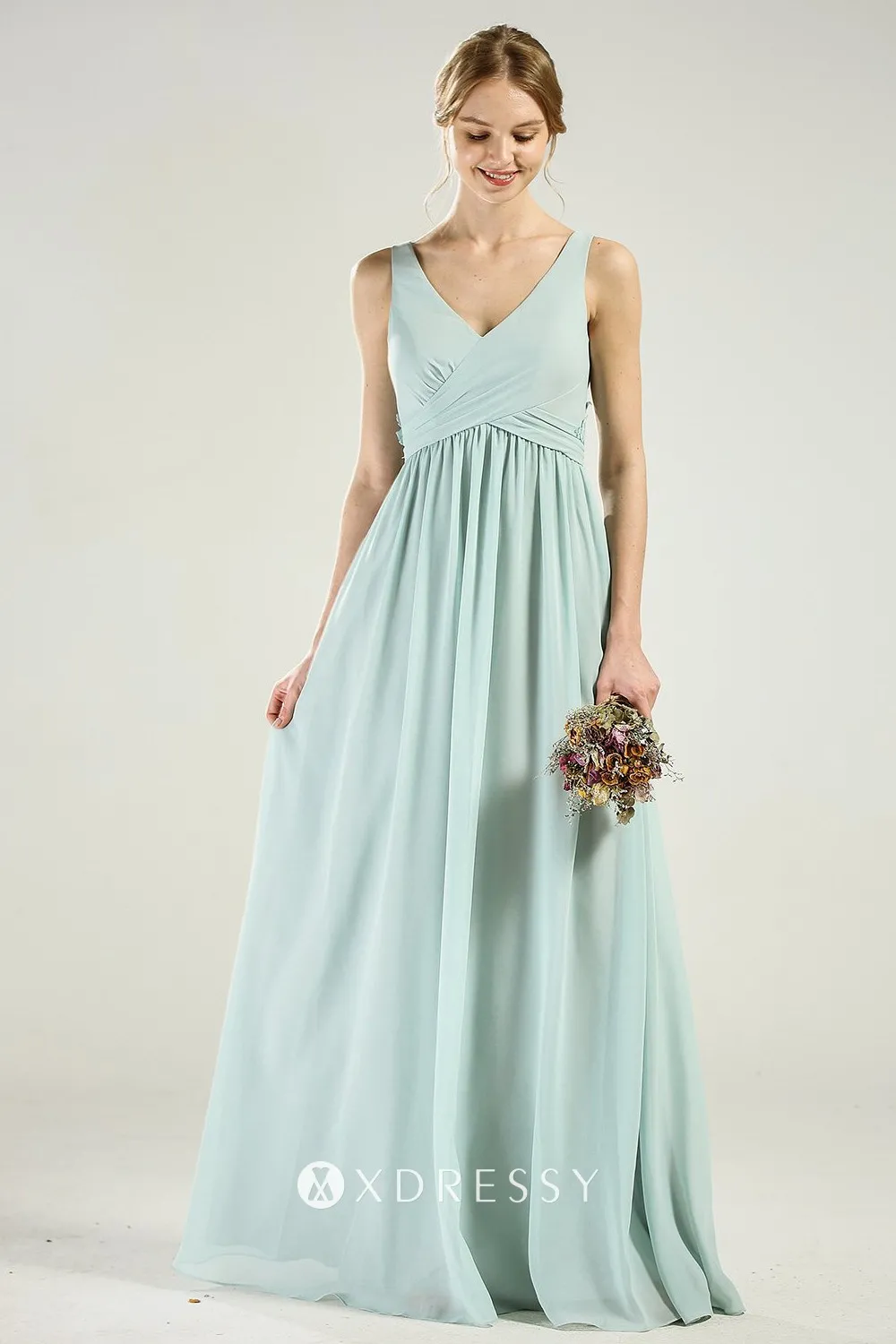 mint straps v neck low back chiffon bridesmaid dress mint straps v neck low back chiffon bridesmaid dress