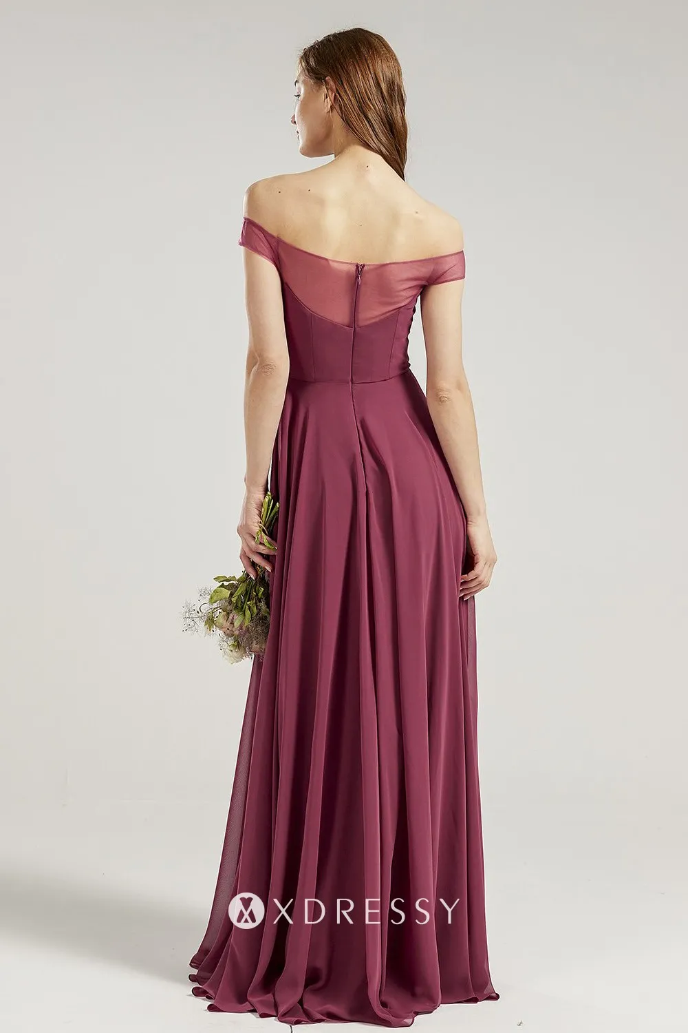 illusion transparent mesh back long dress illusion transparent mesh back long dress