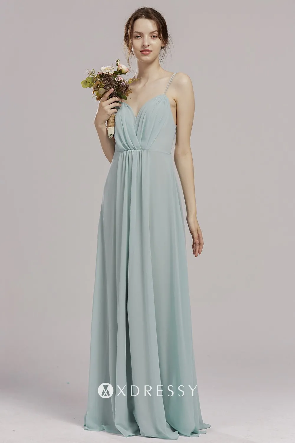 pleated mint spaghetti straps long dress pleated mint spaghetti straps long dress