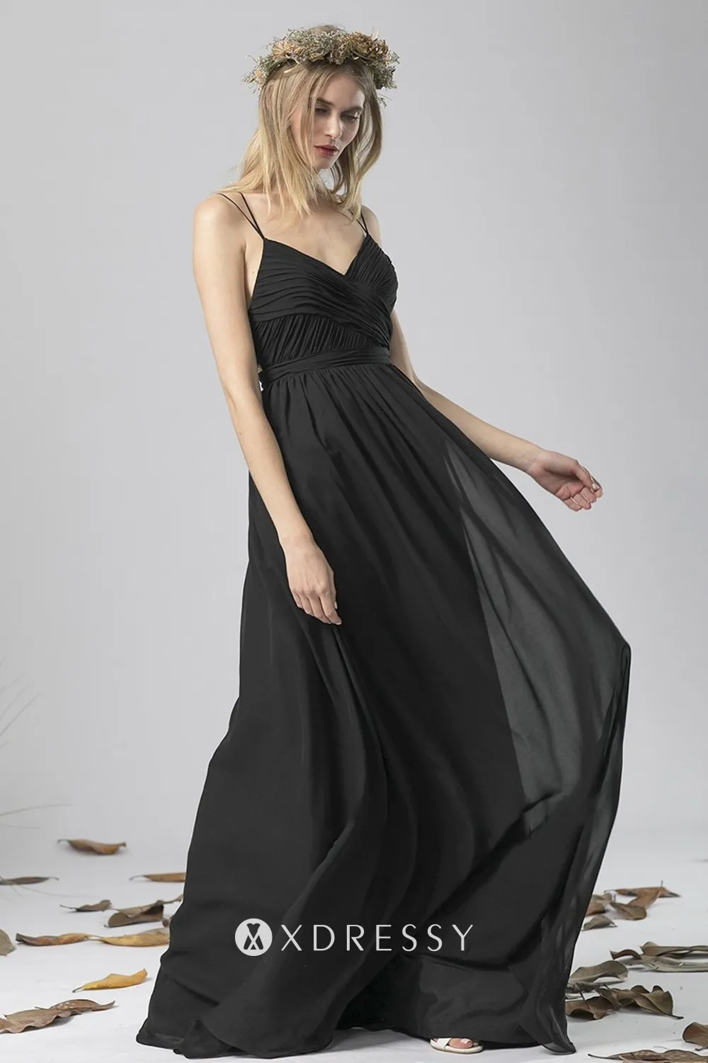 Double spaghetti straps bridesmaid dress Double spaghetti straps bridesmaid dress