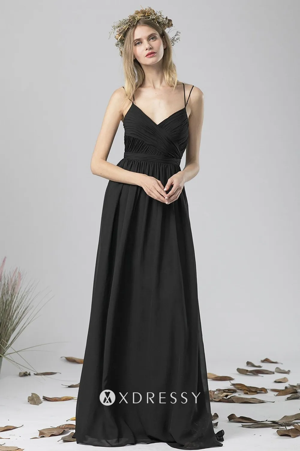 black criss cross chiffon bridesmaid dress black criss cross chiffon bridesmaid dress