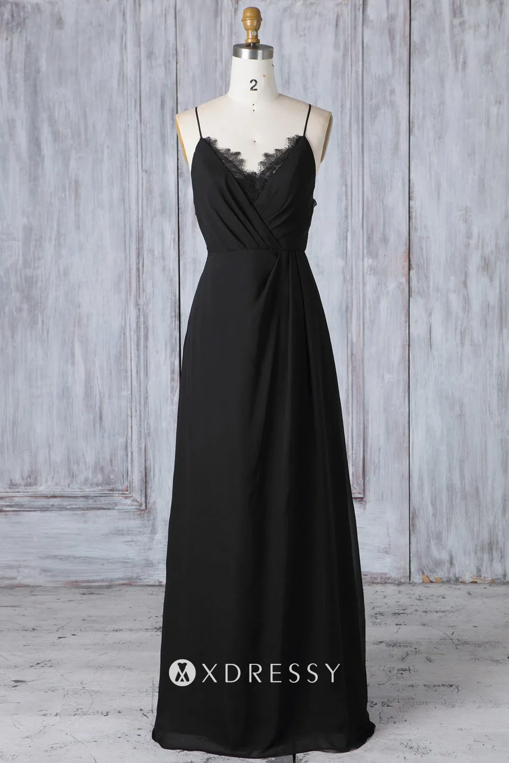 Jagged Lace Trim V neck bridesmaid dress Jagged Lace Trim V neck bridesmaid dress