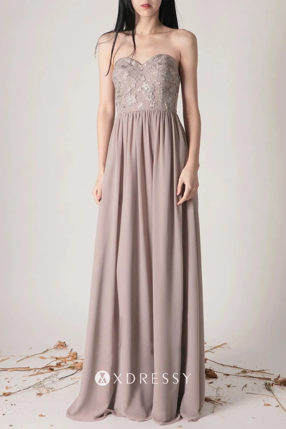sweetheart lace and chiffon bridesmaid dress sweetheart lace and chiffon bridesmaid dress