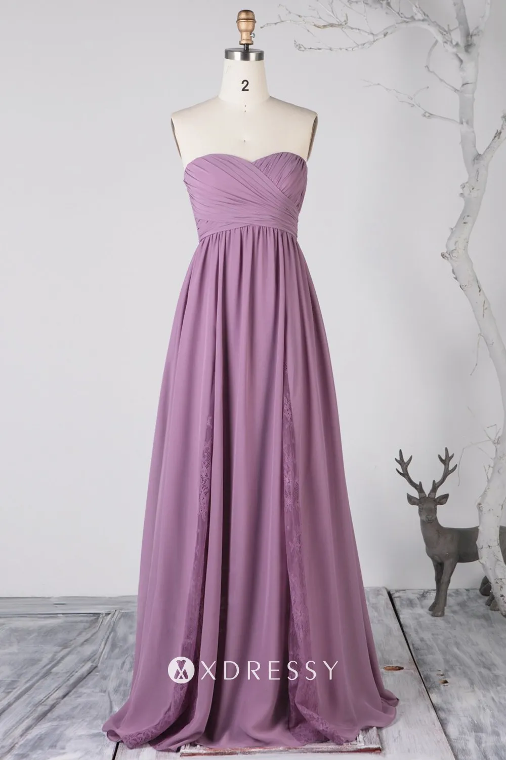zipper back bridesmaid dress