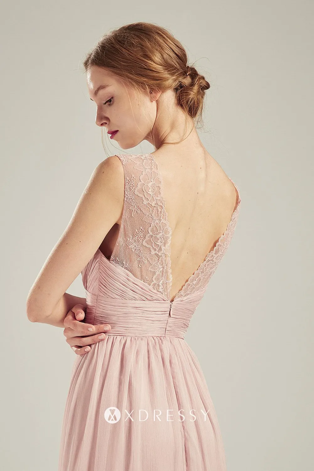 A line long bridesmaid dress