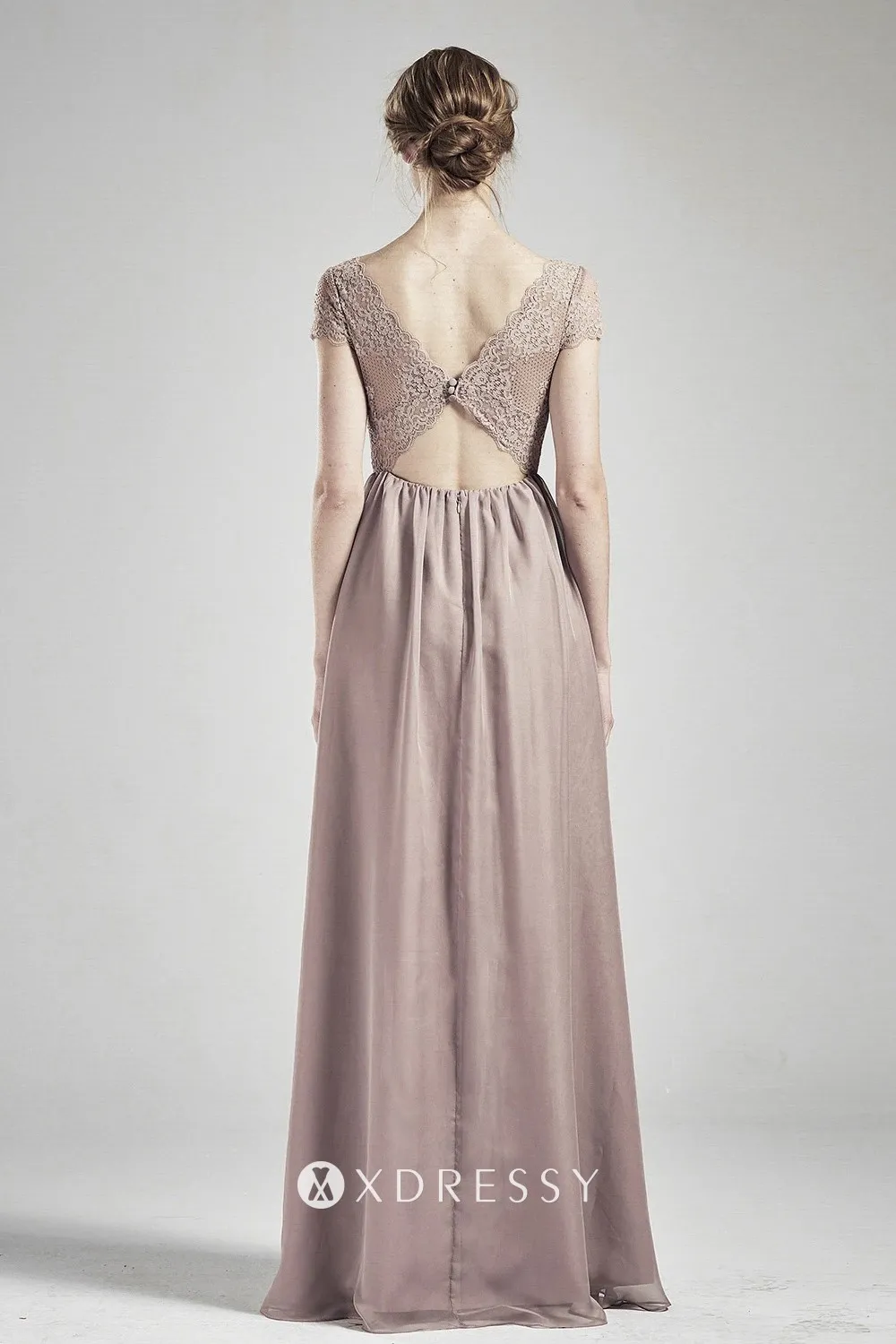 open back bridesmaid dress