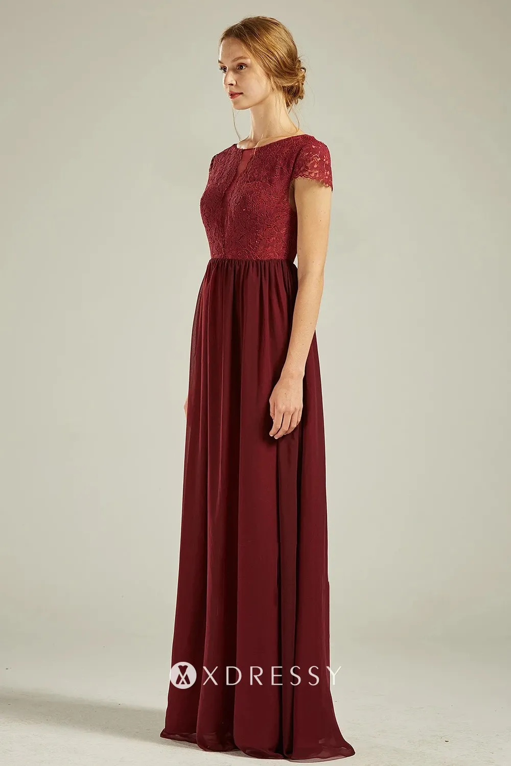 floor length bridesmaid dress