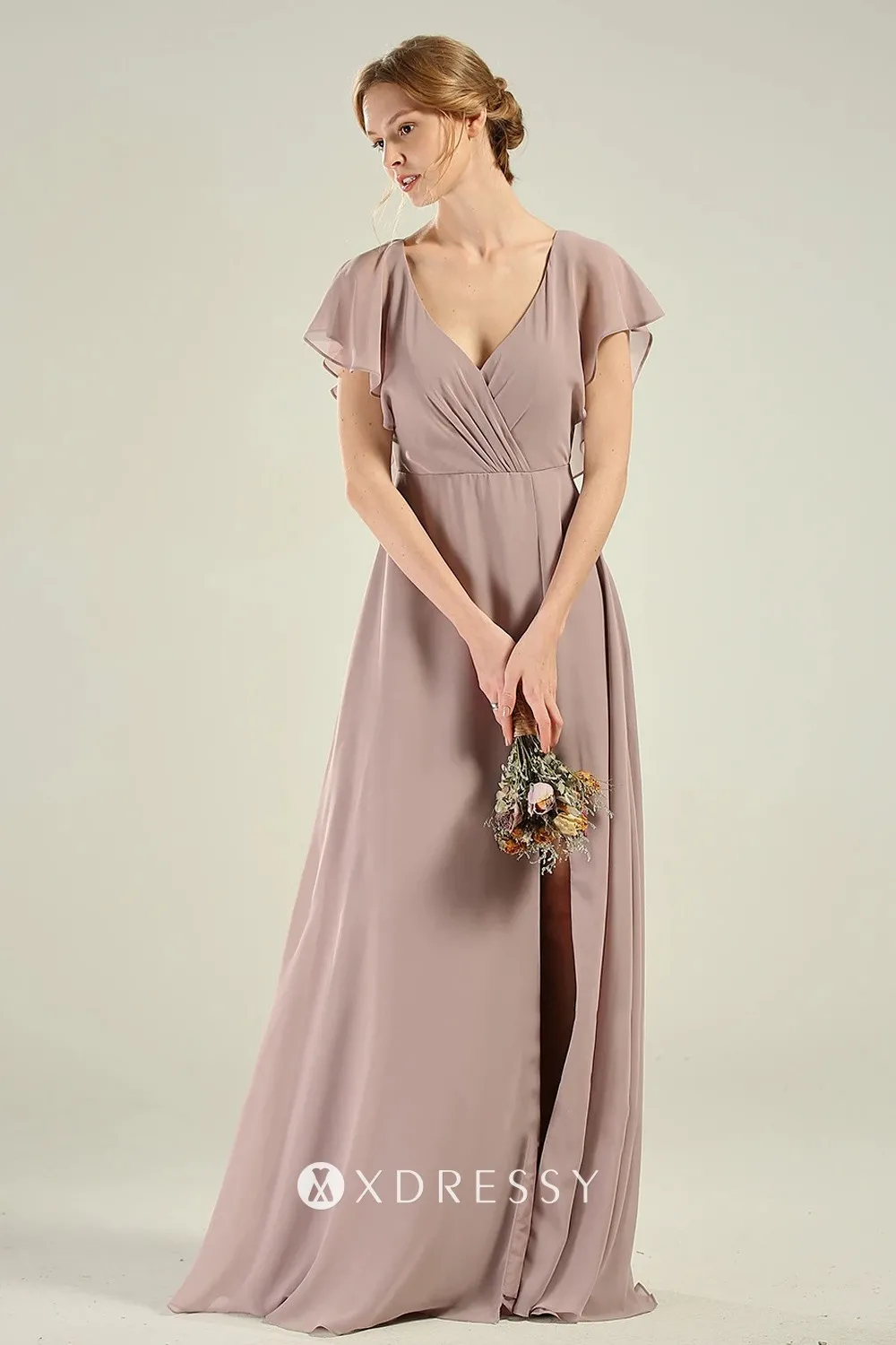 ruffled short sleeve bridesmaid dress ruffled short sleeve bridesmaid dress