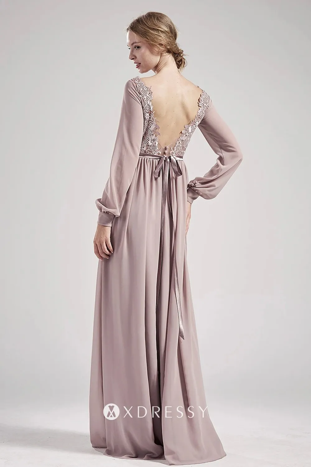 low V back bridesmaid dress low V back bridesmaid dress