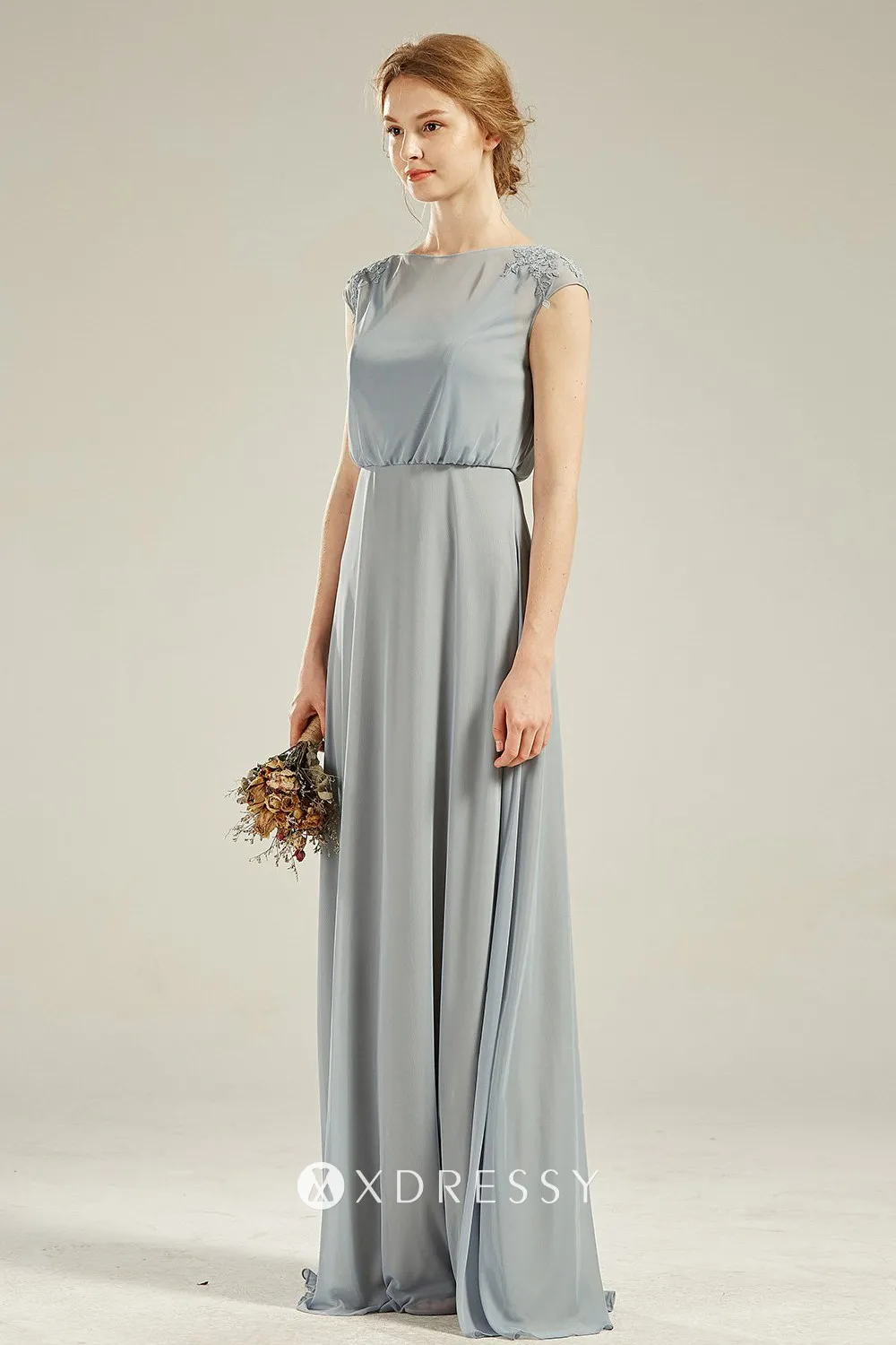 bateau neckline long bridesmaid dress bateau neckline long bridesmaid dress