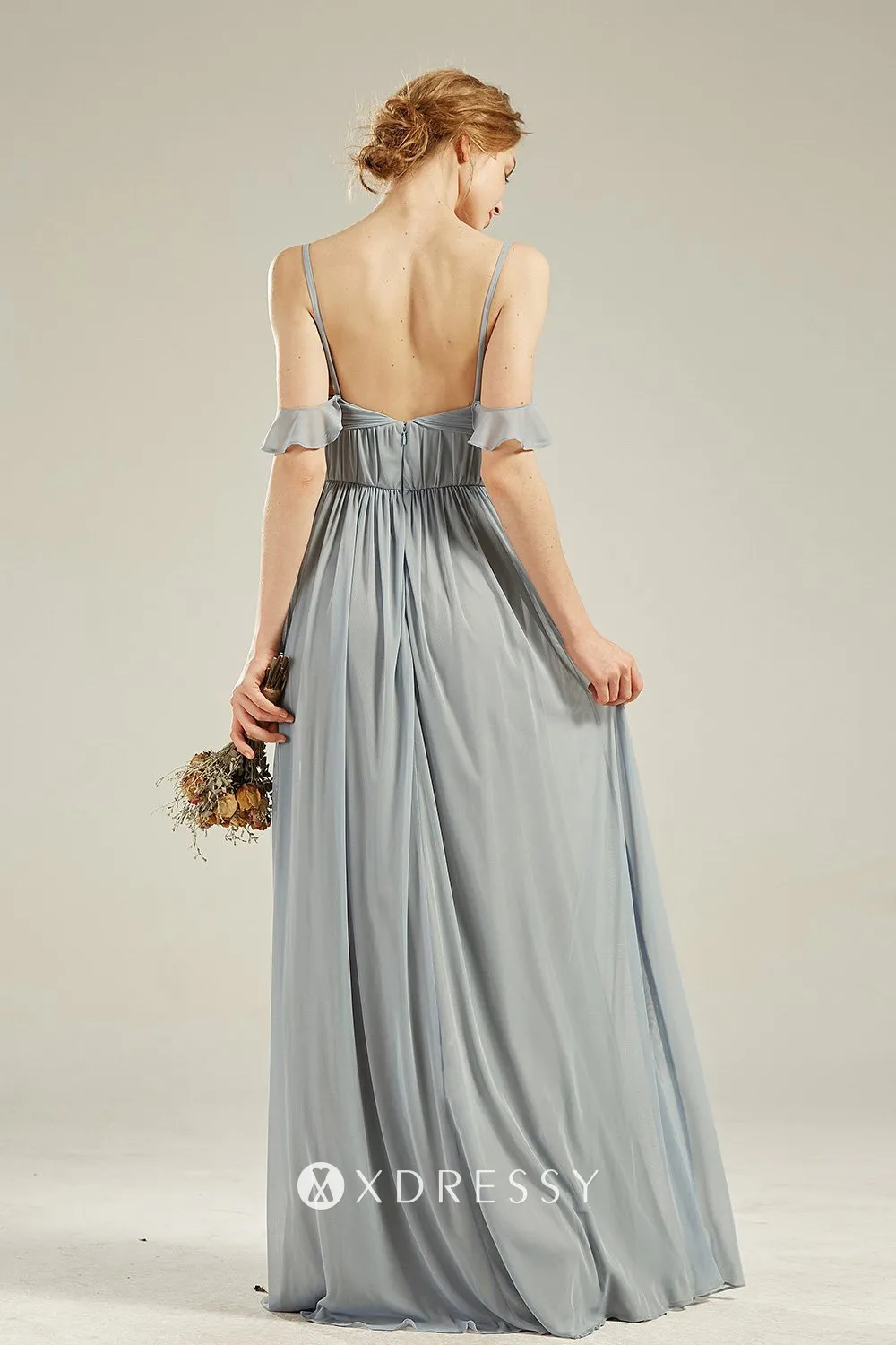 low back bridesmaid dress